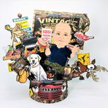 Hunter Birthday Cake Topper, Hunting And Fishing Cake Topper Personalized 3 small