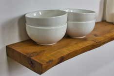 Reclaimed Oak Shelf, Reclaimed Oak Floating Shelf,  Reclaimed Oak Wall Shelves, Barn Wood Oak Shelf 3 small