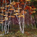 Autumn Woods Art Quilt 4 small