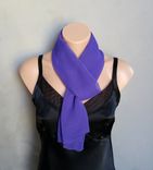 Purple Chiffon Scarf 1 small