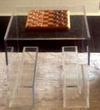 Acrylic Coffee Table With Greek Key Base 4 small