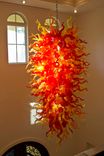 Miami Sunrise' | Hand Blown Glass Art Chandeliers - Custom Chandeliers 1 small