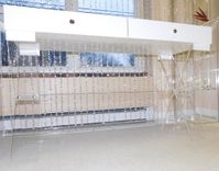 Acrylic Desk With "X" Base , Duel Drawer Assembly - Hand Crafted Custom Sized 5 small