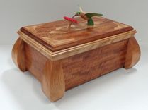 Carved Hummingbird Keepsake Box 3 small