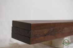 Walnut Fireplace Mantel With Carved Inlay 1 small