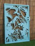 Artistic Steel Gate - Jungle Decorative Garden Gate - Steel Panel Art - Handmade 1 small