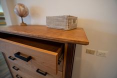 Walnut + Cherry Dresser 4 small