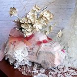 Shabby Chic Flower Truck Floral Arrangement Romantic Vintage Rose Decor 5 small