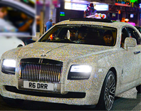 Entire Car Covered In Genuine European Crystals - Crystallized Bedazzled Auto Bling 4 small
