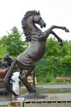 10 Feet! Giant Rearing Horse Bronze Statue | Life Size Bronzes Bronze Sculptures - Lost Wax Casting 2 small