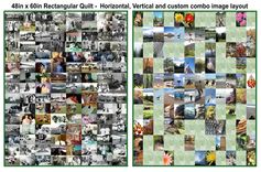48 X 60 Family Photographs Art Quilt - Horiz. Photos 2 small