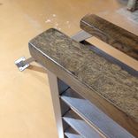 Horizontal Slat Railing Brushed Steel 1 small