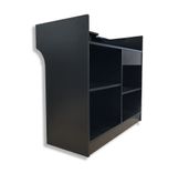 Jet Black Slat Wall Sales Counter Display 2 small