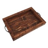 Serving Tray — Solid Wood Decorative Functional Food Tray 3 small