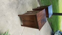 Walnut Bedside Tables 5 small