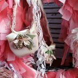 Custom Ballet Gift Ballerina Dance Romantic Rose Vintage Ballet Shoes Style Tabletop Wreath Handmade 3 small