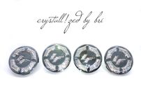 Custom Crystallized Car Wheel Center Caps Bling Genuine European Crystals Bedazzled 1 small