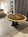 Live Edge Cross Section Slab Table, Live Edge Table Exotic Coffee Table 3 small