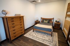 Walnut + Cherry Bed Frame And Headboard 4 small