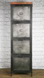 Industrial Filing Cabinet, Modern Industrial File Drawer, Vintage Industrial Office File Cabinet, 2 small