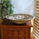 Bowl Native American Theme Faux Vintage Home Decor 3 small
