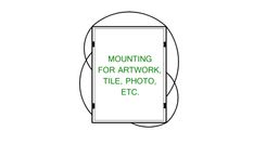 Wrought Iron Picture Frame; Tile, Photo, Artwork Display Frames 5 small