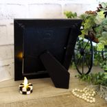 Black And White Checked Picture Frame With Checked Tea Light Candle 3 small