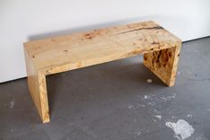 Custom Waterfall Style Coffee Table/ Bench 2 small