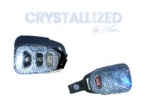 Crystallized Car Key Bling Bedazzled Genuine European Crystals Lexus Vw Mercedes Bmw 4 small