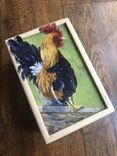 Rooster Hand Painted Small Box 1 small