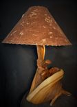 Free Standing Rustic Twisted  Juniper Table Lamp 4 small
