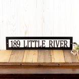 Rectangular Metal Address Sign 3 small