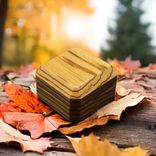 Zebra Wood Engagement Ring Box, With Free Engraving And Shipping.  Rb-48 1 small