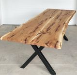 Live Edge Hickory Dining Table 2 small