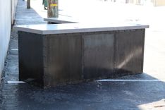Executive Concrete Desk (L Shape) 3 small