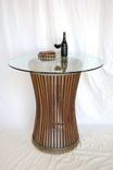 Wine Barrel Pub Or Tasting Table - Halesia - Made From Retired California Wine Barrels 3 small