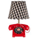 Small Vintage Red Telephone Lamp 1 small