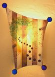 Fused Glass Wall Sconce - "Nymph" - Sold 2 small