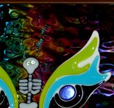 Fused Glass Day Of Dead Wall Art - Reflections 2 small