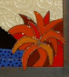 Fused Glass Framed Wall Art  - Eden" - Sold 3 small