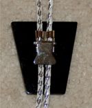 Fused Glass Bolo Tie & Cuff Links - Blue & Black Available 5 small