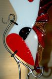 "Feng Shui Goddess" - Love & Marriage - Fused Glass Sculpture 4 small