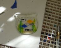"Two Lost Souls" Christmas Ornament 5 small
