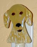 Custom  Fused Glass Pet Portrait Nightlight - Golden Retriever 3 small