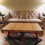 Salvaged Bowling Lane Coffee Table 2 small