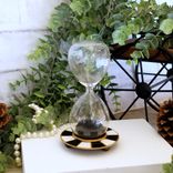 Courtly Hourglass Checked Figurine Whimsy Decor 4 small