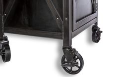 Reclaimed Oak And Steel Hostess Stand / Restaurant Furniture / Ready To Ship! 8 small