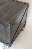 Rolling Steel Media Cabinet, Industrial Occasional Table, Console Table, Accent Table, Tv Stand 7 small
