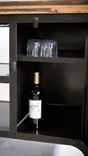 Industrial Home Bar Reclaimed Wood, Coffee Cart, Mini Bar, Wine Cabinet, Kitchen Island, Bar Cart 3 small
