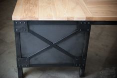 Modern L Shaped Ash Top And Steel Desk, Wood Top Printer Stand,Stainless Kitchen Cart 6 small